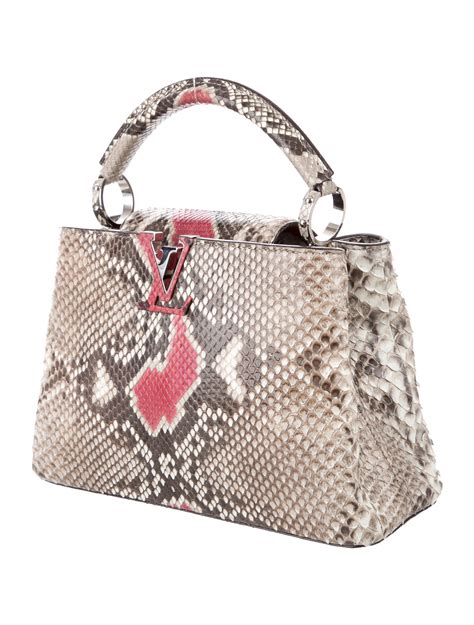 sac louis vuitton capucine bb|Louis Vuitton capucines bb python.